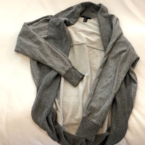 Gray H&M cardigan sweater